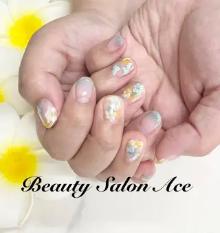 ネイル Beauty Salon Ace（ネイルサロン　エース）所属・池袋フィルイン Ace♡長さだしのネイルデザイン