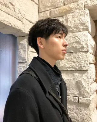 ヘアアレンジ メンズ ainico+所属・メンズ特化✂️栗原 侑也のヘアスタイル