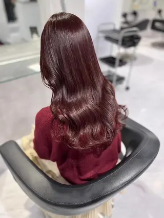 カラー ❤︎横浜❤︎うる艶 透明感カラー❤︎のヘアスタイル