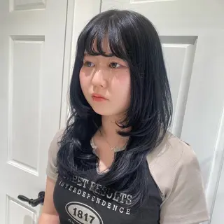 セミロング ちさと/メンズ ショート/縮毛矯正のヘアスタイル