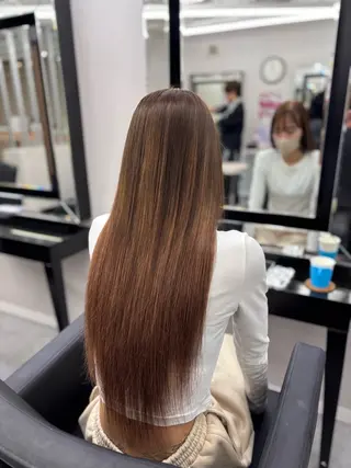 ロング ALPHA りくやのヘアスタイル