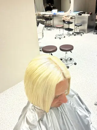 メンズ カラーブリーチ特化 石原勇希のヘアスタイル