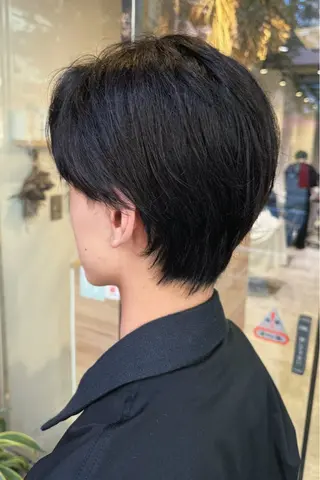 ショート メンズ 藤崎百道メンズカット Zina/森井唯央のヘアスタイル