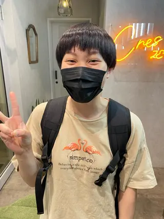 ショート カラー ヘアアレンジ XENA表参道 MIKUのヘアスタイル