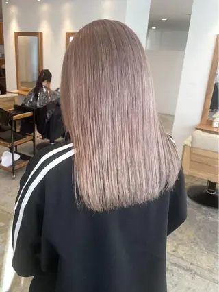 セミロング バレイヤージュモデル 小林匠❤️‍🔥のヘアスタイル