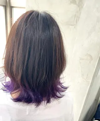 ミディアム カラー 立川/シールエクステ /みづきのヘアスタイル