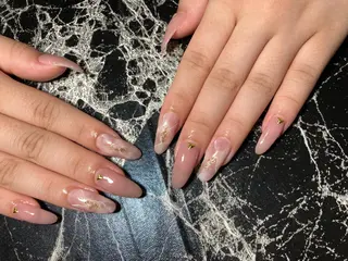 セミロング ネイル ✴︎ Delightのネイルデザイン