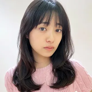 ミディアム f A ture.所属・《カット¥0》 朝山良徳のヘアスタイル