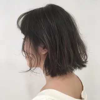 ミディアム GLROW haruhiのヘアスタイル