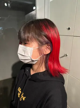 ショート カラー ハイトーンカラー が絶対可愛い✨泰聖✨のヘアスタイル