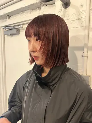 ショート カラー パーマ ✴︎UNU ✴︎モエカのヘアスタイル