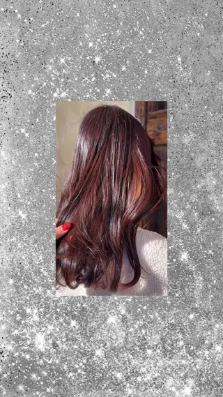 セミロング カラー 🐈‍⬛八木風歌 🐈‍⬛のヘアスタイル