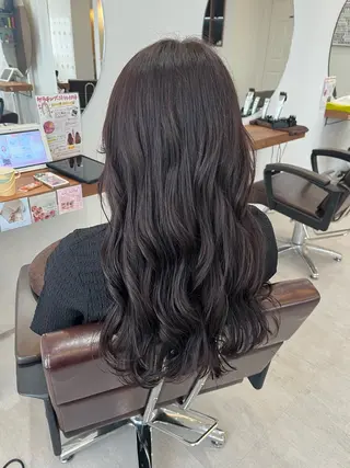 ロング カラー Agu hair time所属・time_ メラニーのヘアスタイル