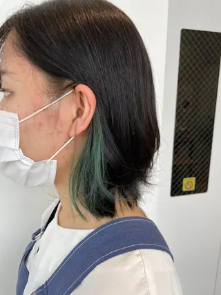 ショート カラー 美髪形成!色素改善! 秋田 和輝のヘアスタイル