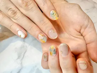 ネイル 痛ネイル🩶推し活 🤍店長sagawaのネイルデザイン