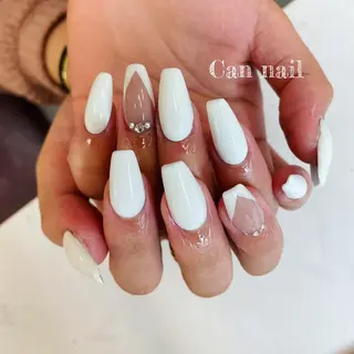 ロング ネイル Parfum パルファンのネイルデザイン