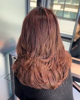 ロング 銀座/韓国/ワンホン 🤍艶髪🖤nahoのヘアスタイル