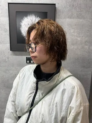 ショート パーマ 表参道/中明度カラー /レイヤー/Youのヘアスタイル