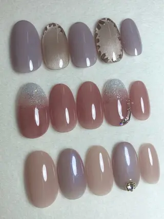 ネイル ミラクルミラー 町野のネイルデザイン