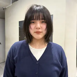 ショート ひなこ/グレージュ/ ブリーチ無しのヘアスタイル