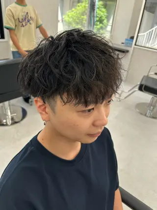 ショート ヘアアレンジ メンズ 岩井 虎大郎のヘアスタイル