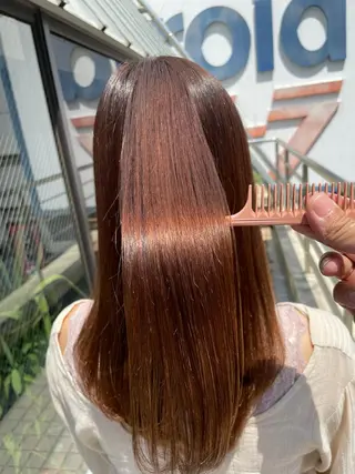 ロング Michel by chainon ミッシェルバイシェノン所属・美髪職人/傷ませない カラー/橋本拓弥のヘアスタイル