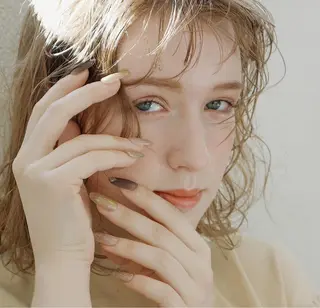 カラー マツエク・マツパ 🩷ྀི暖色カラー 🫧ྀིススマゴチヨのヘアスタイル