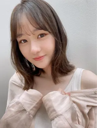 ミディアム カラー 🪭risa 暖色/レイヤー🪭のヘアスタイル