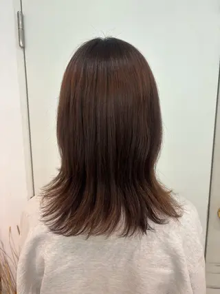 ミディアム 室谷 ゆりあのヘアスタイル