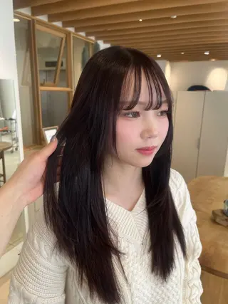 カラー 横井 優奈のヘアスタイル