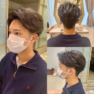 ショート カラー パーマ ヘアアレンジ メンズ キッズ ネイル マツエク・マツパ アイブロウ 《褒められる》 透明感カラー/小嶋のヘアスタイル
