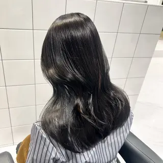 ロング カラー 表参道/透明感カラー /暗髪/ジュキヤのヘアスタイル