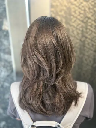 ミディアム 🎀盛れる韓国ヘア Yuto🎀のヘアスタイル