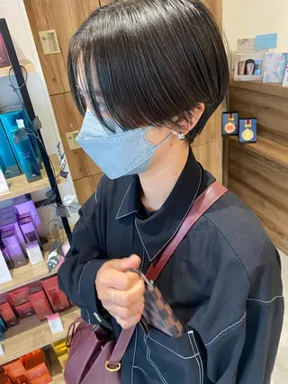 ショート カラー パーマ指名No1 /namiのヘアスタイル