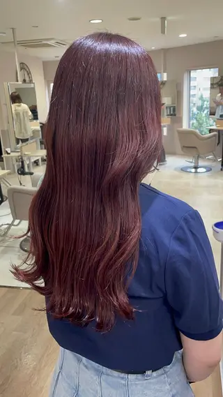 ロング カラー ayano / 透明感・くすみカラーのヘアスタイル