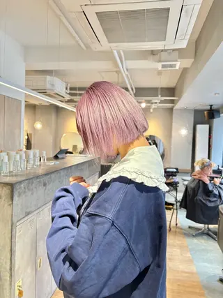 カラー 西川芽依/ハイトーン ブリーチカラー🎀のヘアスタイル