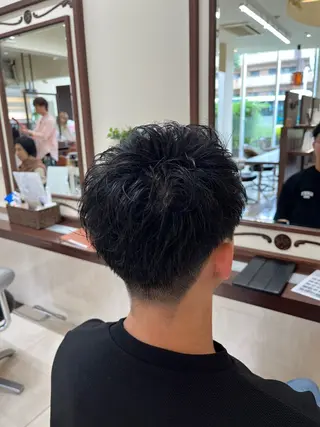 ショート メンズ AROH men's cut&men's perm 船橋店所属・🧊メンズ特化🧊 高木航希のヘアスタイル