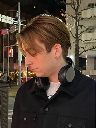 パーマ メンズ メンズカット パーマ[佐橋]のヘアスタイル