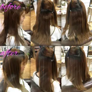 ロング パーマ ブリーチ縮毛矯正/ デサキ ショウヘイのヘアスタイル