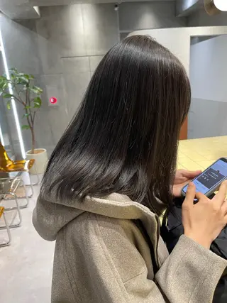 ミディアム ラベンダー/レイヤー スタイル🤎mamiのヘアスタイル