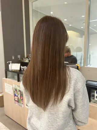 ロング カラー 森川 颯香のヘアスタイル