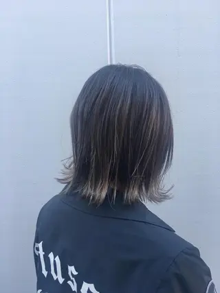 ミディアム ノグチ ユウキ/ボブのヘアスタイル