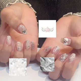ネイル ☁️BLITZ 🎀笠原雪音🎀のネイルデザイン