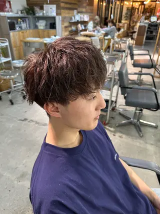カラー メンズ 溜 一太のヘアスタイル