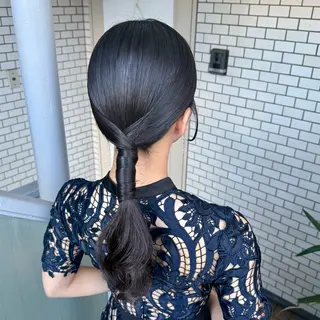 ロング ヘアアレンジ 褒められヘアメイク /‎ボブ女子🐶みおのその他イメージ