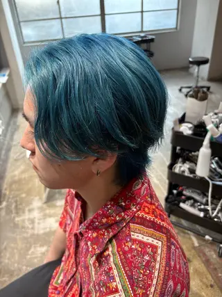 ショート カラー メンズ 玉置 七海のヘアスタイル