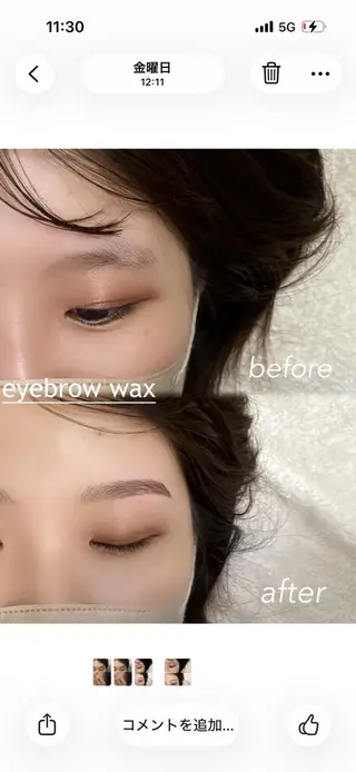 アイブロウ F room UMEDAのマツエク・マツパデザイン