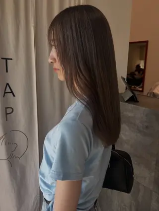 ロング カラー 金沢市/美容師/ 岡島由希美のマツエク・マツパデザイン