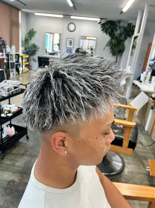 ショート メンズ メンズパーマ専門店BlueOcean所属・坂梨 良維人のヘアスタイル