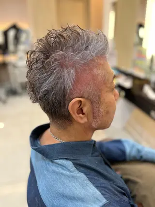 ショート パーマ メンズ トータルビューティー K:R鶴川のヘアスタイル